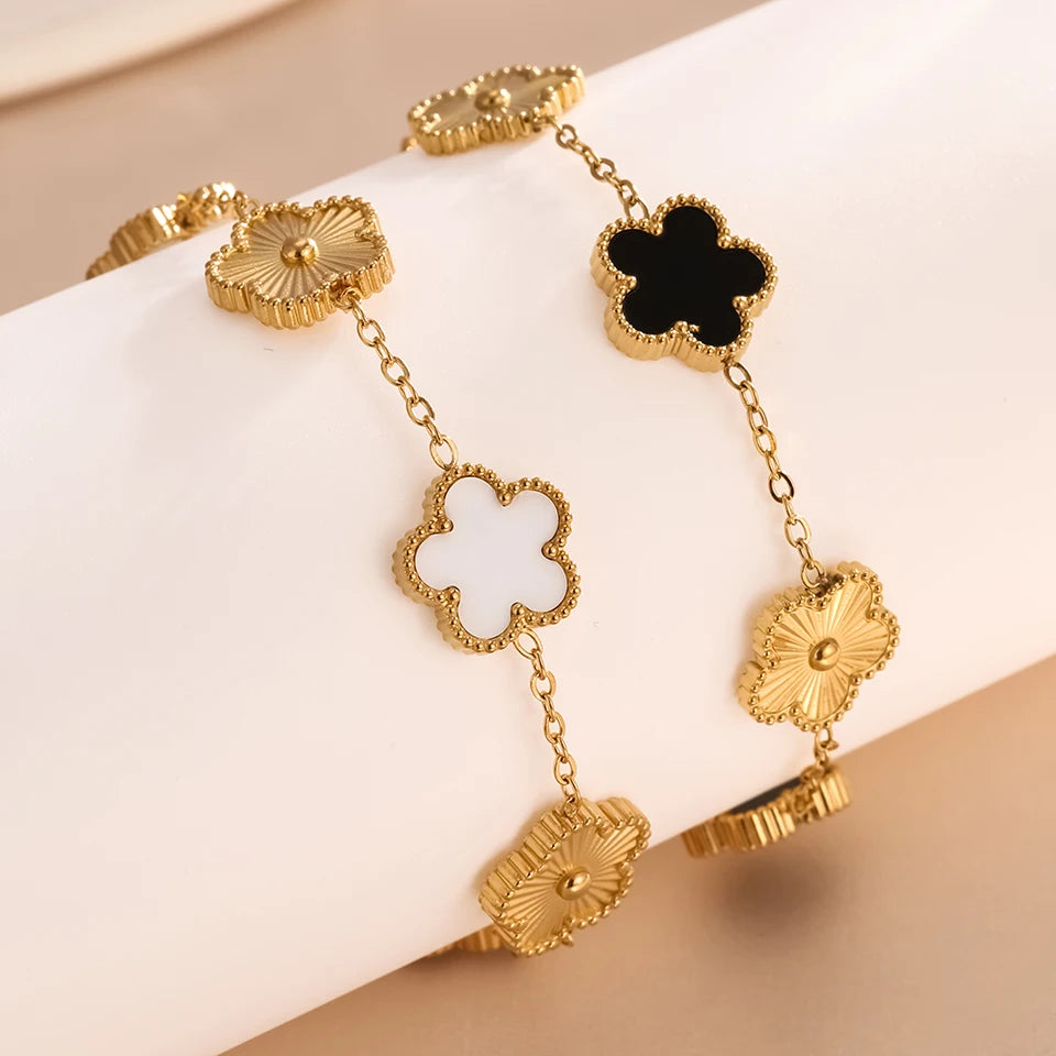 🍀 Yupsk Lucky Clover Bracelet – Wear Your Good Fortune!
