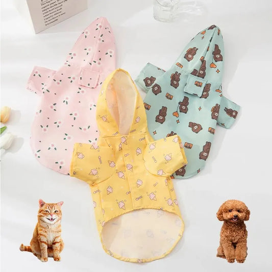 🌧️🐕 Waterproof Summer Dog Raincoat – Stylish & Lightweight!