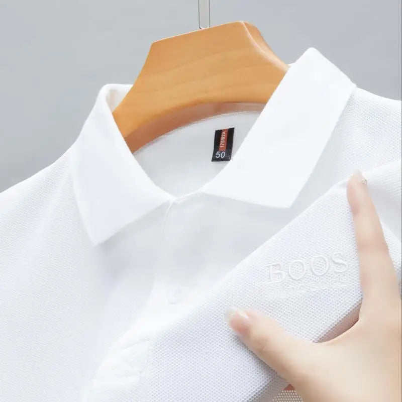 ☀️👕 2025 Hot! Cotton Polo 🔥 Breathable & Stylish for Men 😎👌