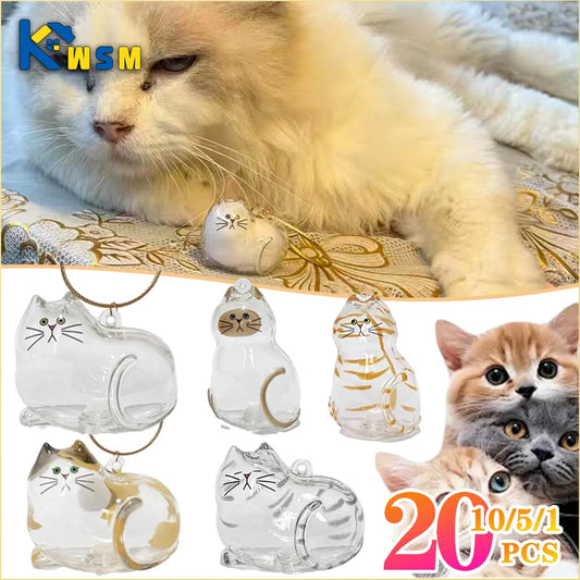 Transparent Cat Hair Keepsake Charm