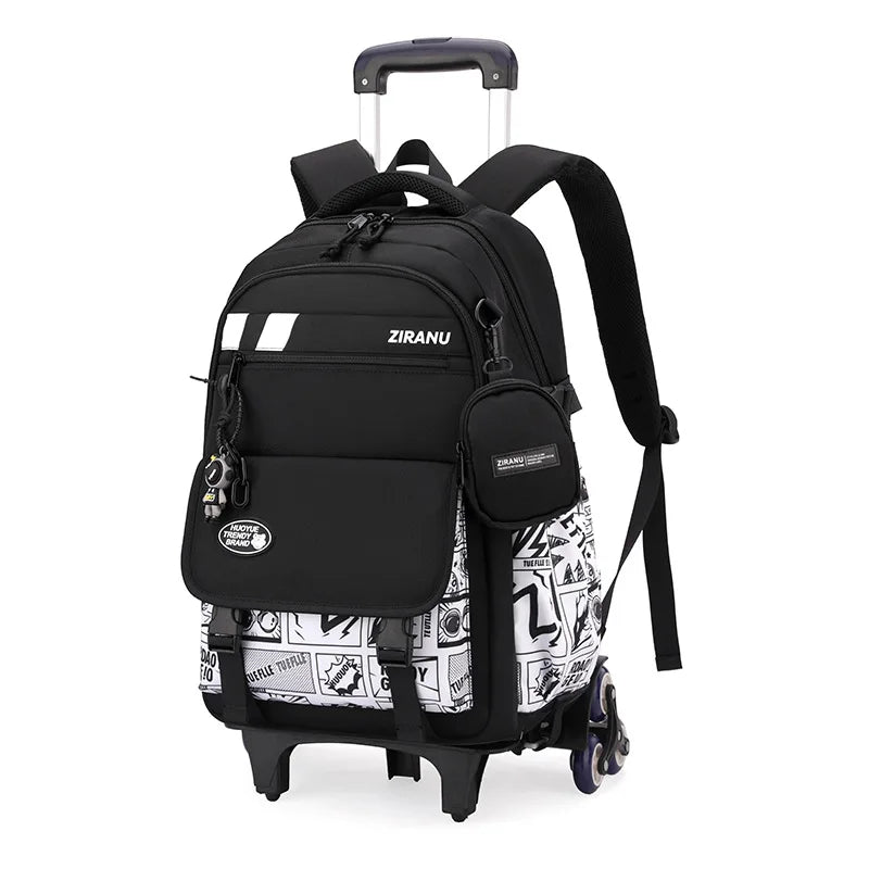 🎒✨ Kids Rolling School Bag – Style, Comfort & Fun on Wheels! 🛼🧒💼