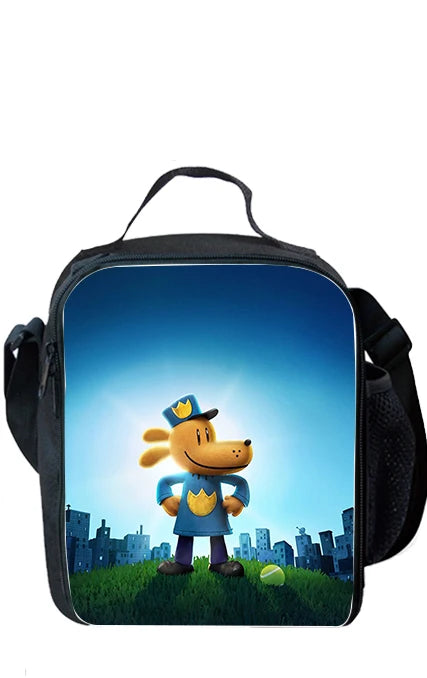 🎒🐶 Dogman School Bag Set – 3 Complete Pieces for Kids! 🎒✏️🍱