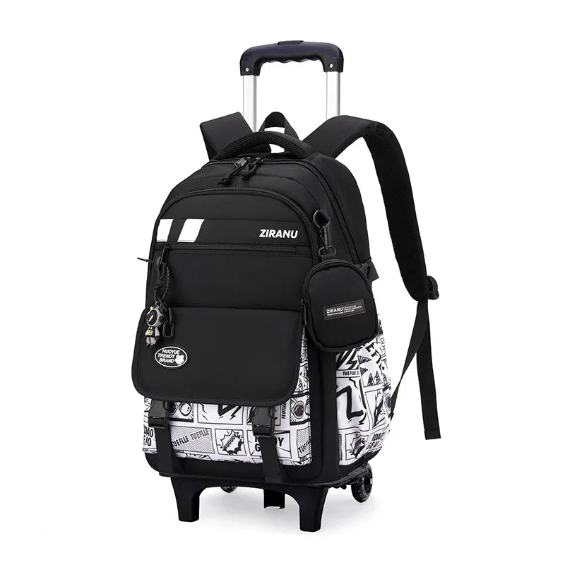 🎒✨ Kids Rolling School Bag – Style, Comfort & Fun on Wheels! 🛼🧒💼