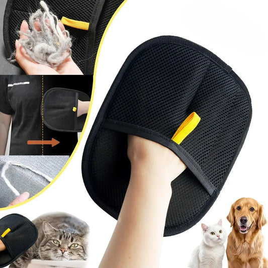 Cat Hair Cleaner Pet Gloves Household Hair Remover Cat Dog Hair Remover Brush Remover Hair Sticking Device Home Hair Scraper