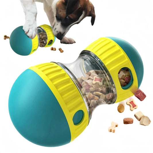 🐶 Tumbler Leaky Food Ball – Smart Fun + Slow Feeding in One!