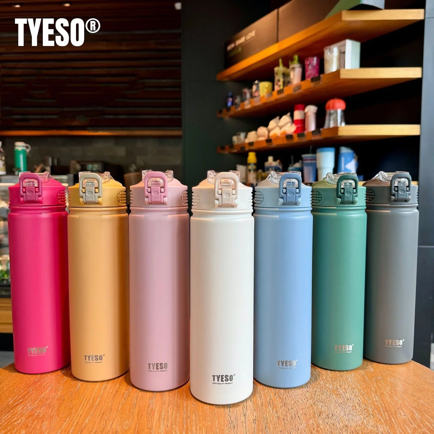 🚗💧 Tyeso Thermal Bottle 600/750ML – Style, Performance & Comfort Wherever You Go! 🔥❄️