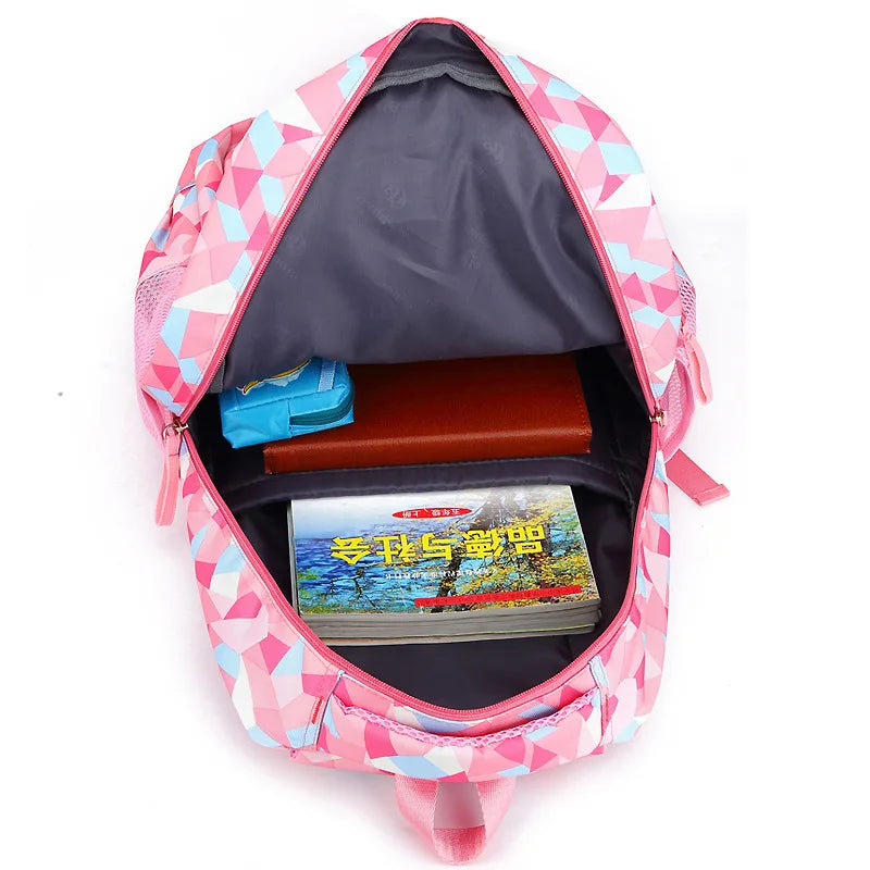 🛞🎒 Girls' Trolley Backpack – School & Travel with Ease and Style! ✨💼