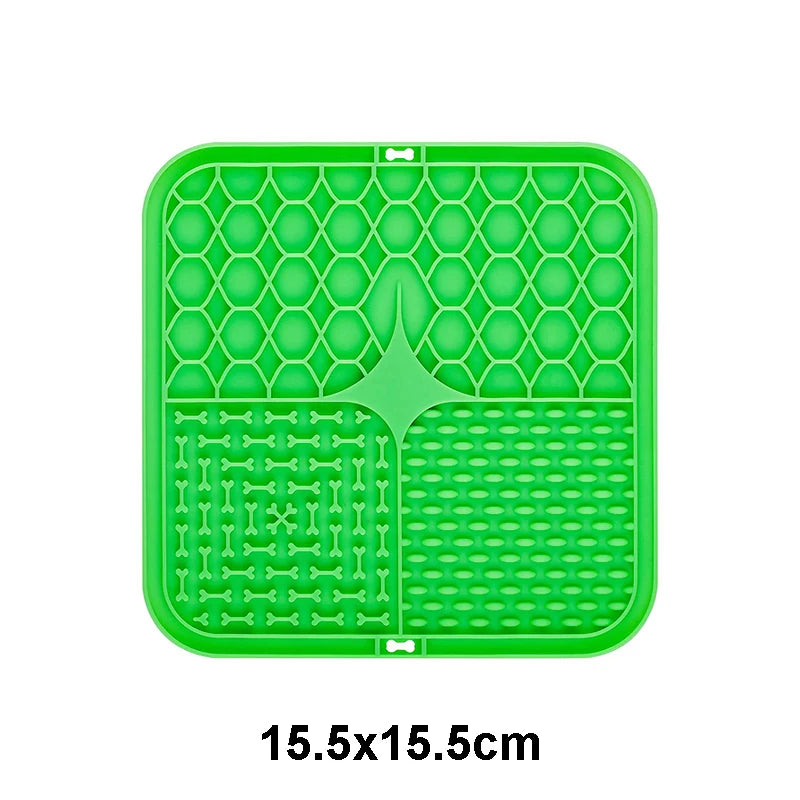 🦴🐶 Slow Feed Lick Mat – Fun & Calming Silicone Plate for Happy Dogs! 🐾🧘‍♂️✨