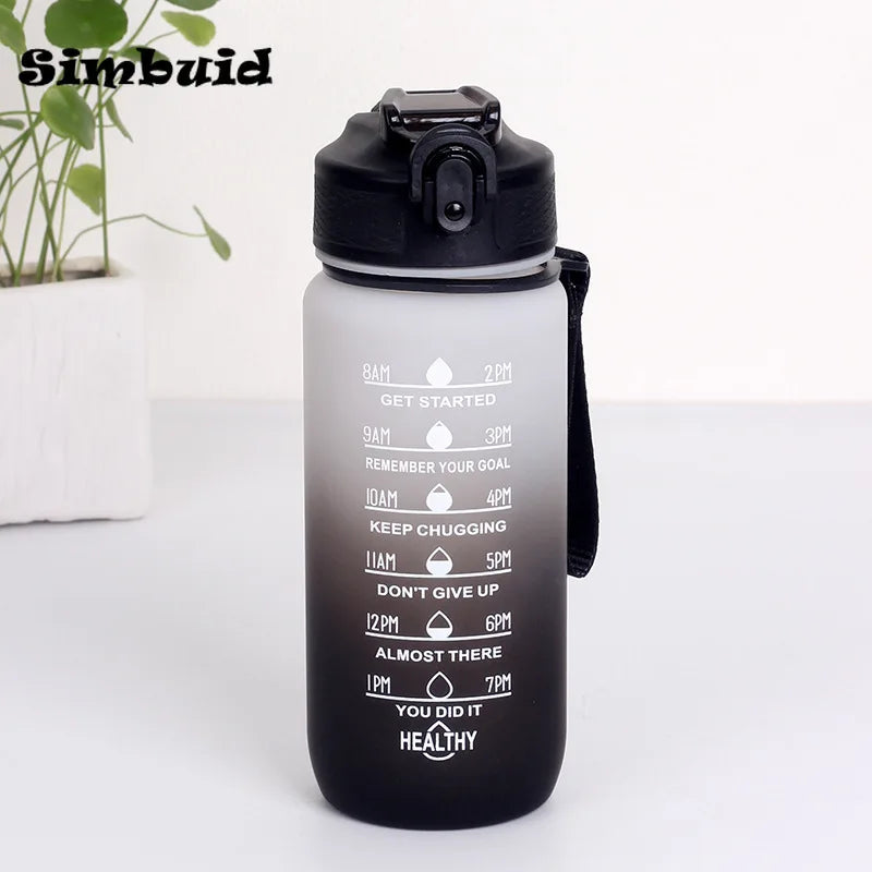 🏃‍♀️💧 Gradient Color Sports Water Bottle – Multiple Sizes to Keep You Hydrated in Style & Motivation! ✨