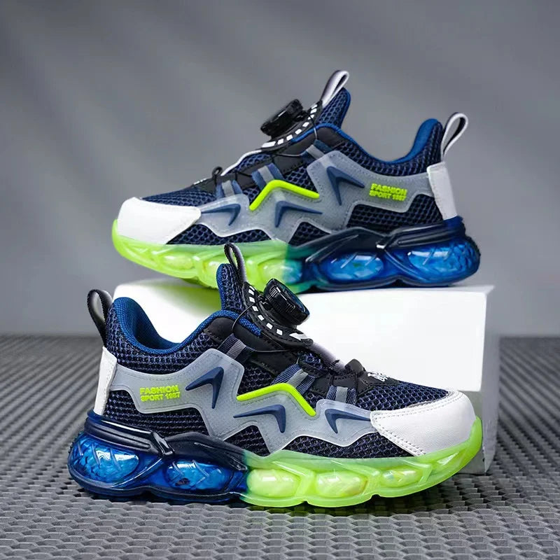 👟🌬️ 2024 Kids’ Summer Sneakers – Breathable & Easy Wrap-Around Laces! ☀️🧒