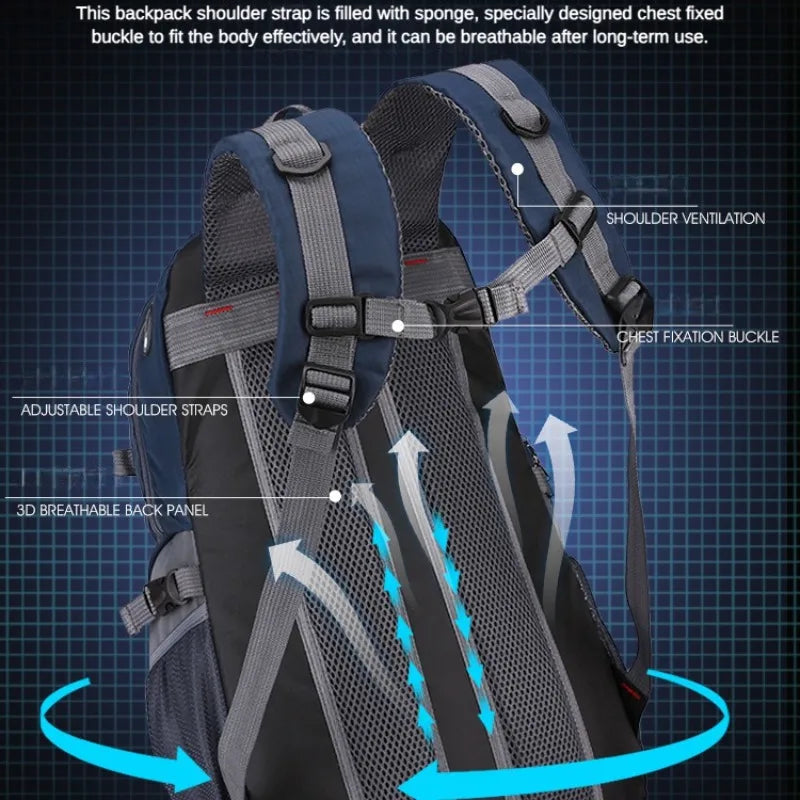 🎒🔥 New 40L Outdoor Sports Backpack – Unisex & Adventure-Ready! 🚶‍♂️🚶‍♀️