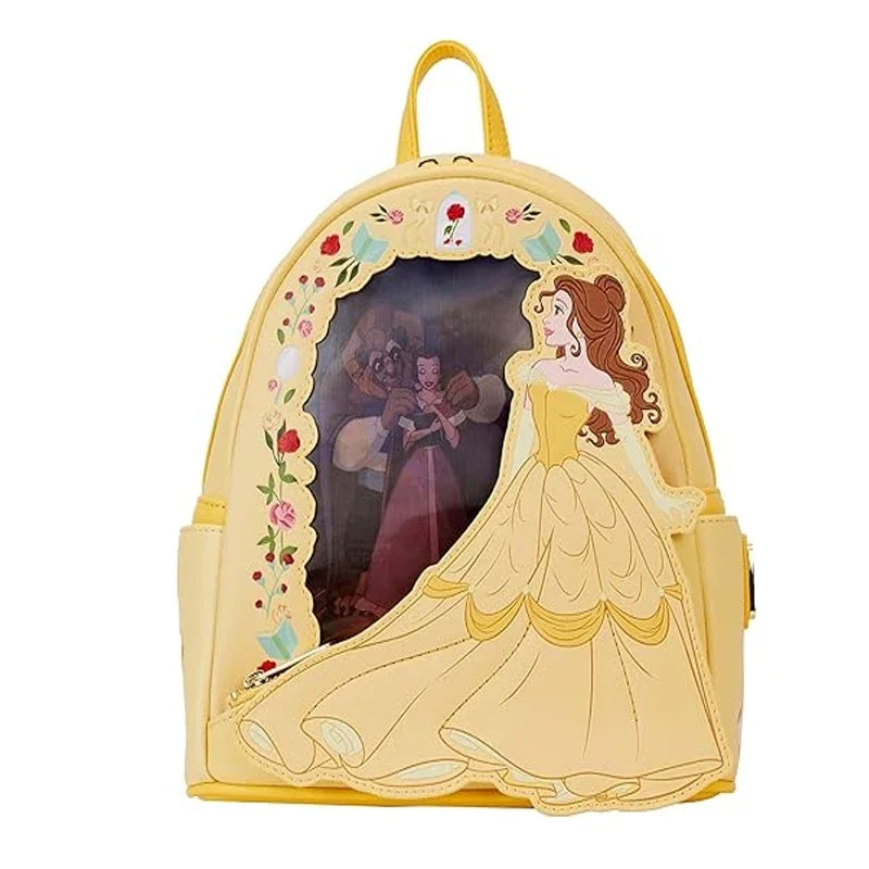 🎒👑 Small Backpack with Lenticular Design – Cinderella Princess Style ✨💙