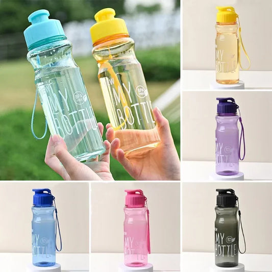 🎁💧 650ml Transparent Plastic Water Bottle – Perfect Gift for Athletes & Active Enthusiasts! 🏋️‍♂️✨