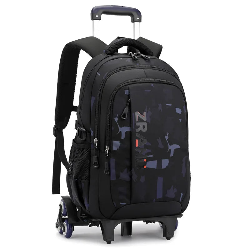 🎒🛞 Trolley School Bag – The Perfect Blend of Style & Comfort! ✨