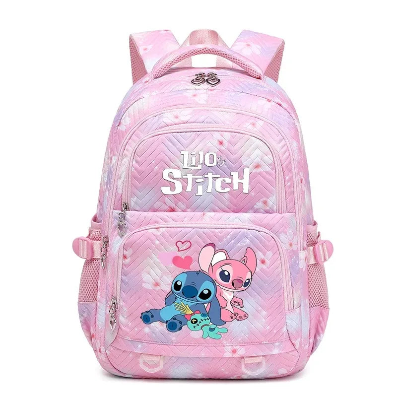 🎒💙 Large Lilo & Stitch Backpack – Perfect for School & Travel for Girls & Women + Pencil Case & Lunch Bag 🍱✨