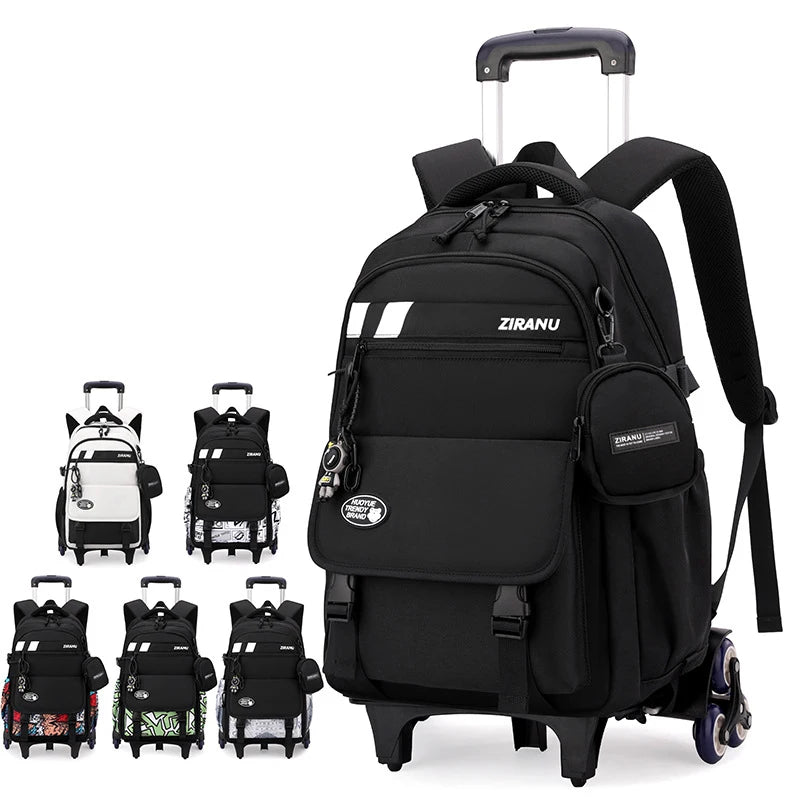 🎒✨ Kids Rolling School Bag – Style, Comfort & Fun on Wheels! 🛼🧒💼