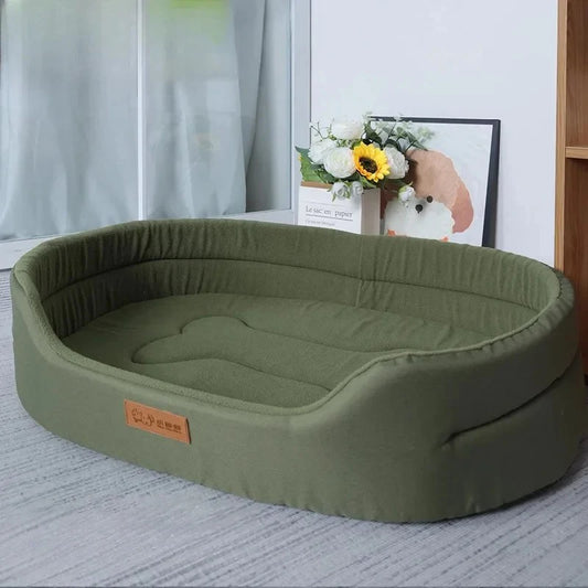 🛏️🐶 Fluffy Pet Bed & Cushion – Cozy Comfort for Dogs & Cats of All Sizes! 🐾🐱✨