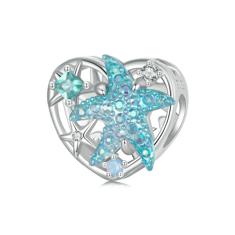 🌊 WOSTU 925 Sterling Silver Ocean Charm Collection – Create Your Coastal Jewelry Story! ✨