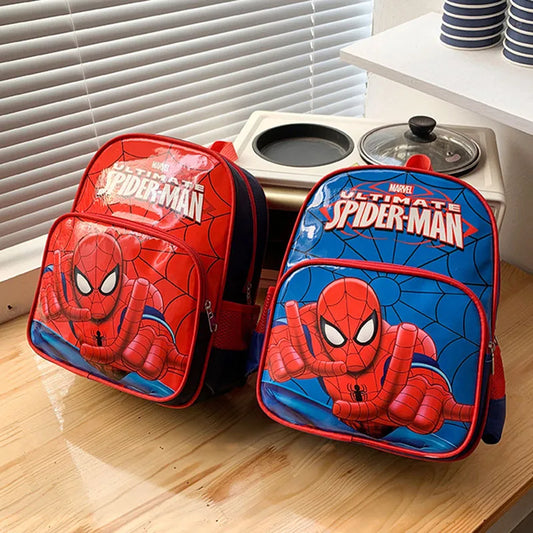 🕷️🎒 Spider-Man Waterproof School Backpack – Large Capacity for Kids 📚💦