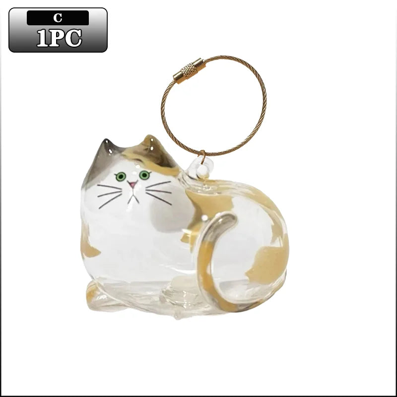 Transparent Cat Hair Keepsake Charm