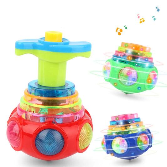 🔥BIG SALE - 49% OFF🔥 Music Flashing Spinners Toy With Launcher