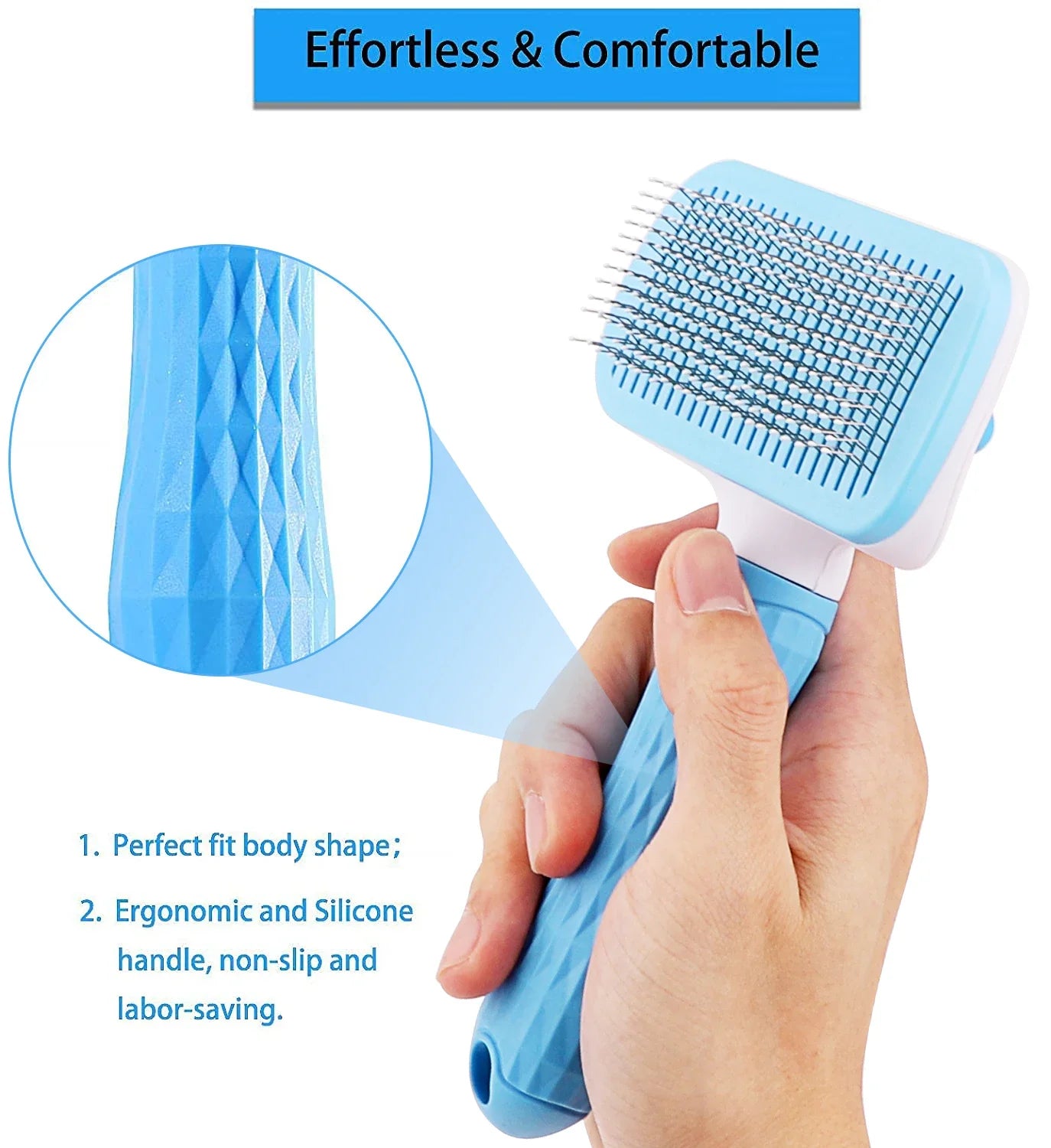 🐕🧹 Hair Remover Brush – Groom & Clean Long-Haired Pets!