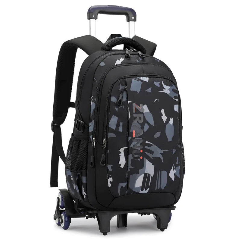 🎒🛞 Trolley School Bag – The Perfect Blend of Style & Comfort! ✨