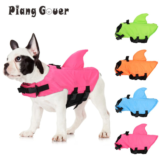 "🦈🐾 Shark Style Swim Vest – Safe & Fun for Your Pup! 🌊🐶