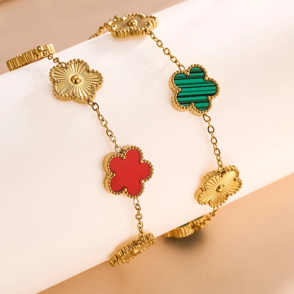 🍀 Yupsk Lucky Clover Bracelet – Wear Your Good Fortune!