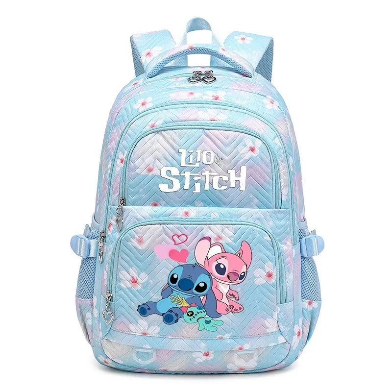 🎒💙 Large Lilo & Stitch Backpack – Perfect for School & Travel for Girls & Women + Pencil Case & Lunch Bag 🍱✨