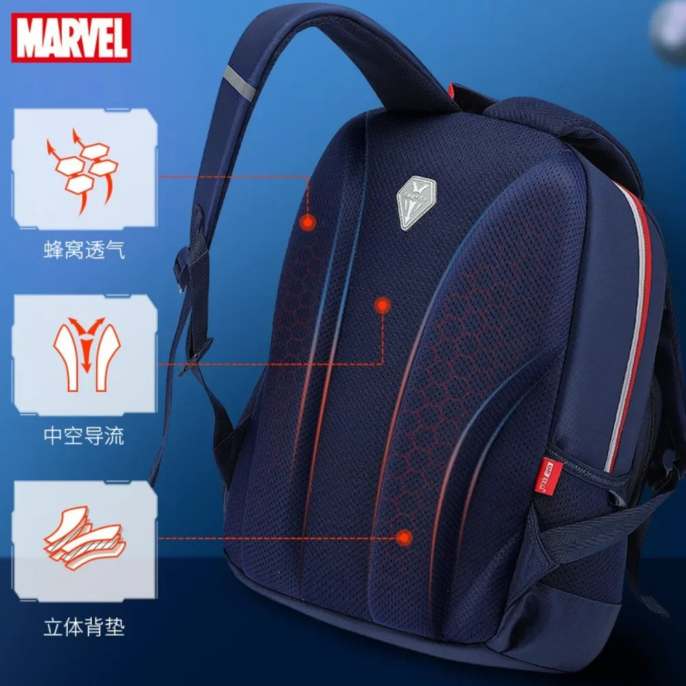🕸️🎒 Marvel Spider-Man Backpack – Tough, Safe & Superhero-Ready! 🦸‍♂️