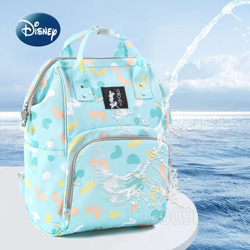 🎒🍼 New Disney Baby Diaper Bag – Cute Mickey Mouse Cartoon Design 💖