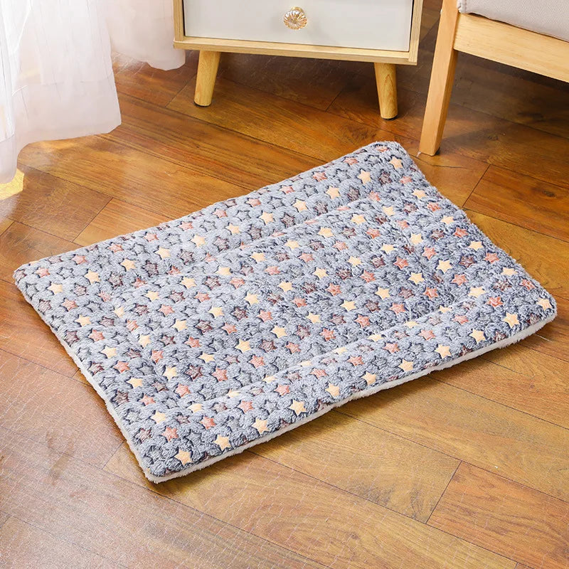 🛏️🐶 All-Season Warm Pet Bed – Soft & Thick Cushion!
