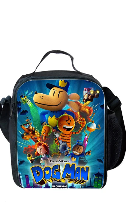 🎒🐶 Dogman School Bag Set – 3 Complete Pieces for Kids! 🎒✏️🍱