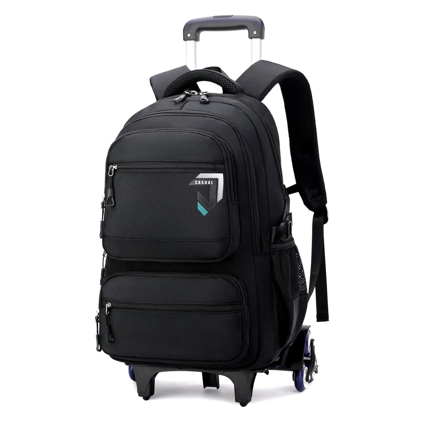 🎒🛞 Kids Wheeled School Backpack – The Perfect 2-in-1 Solution for Boys: Easy School & Travel! ✨📚