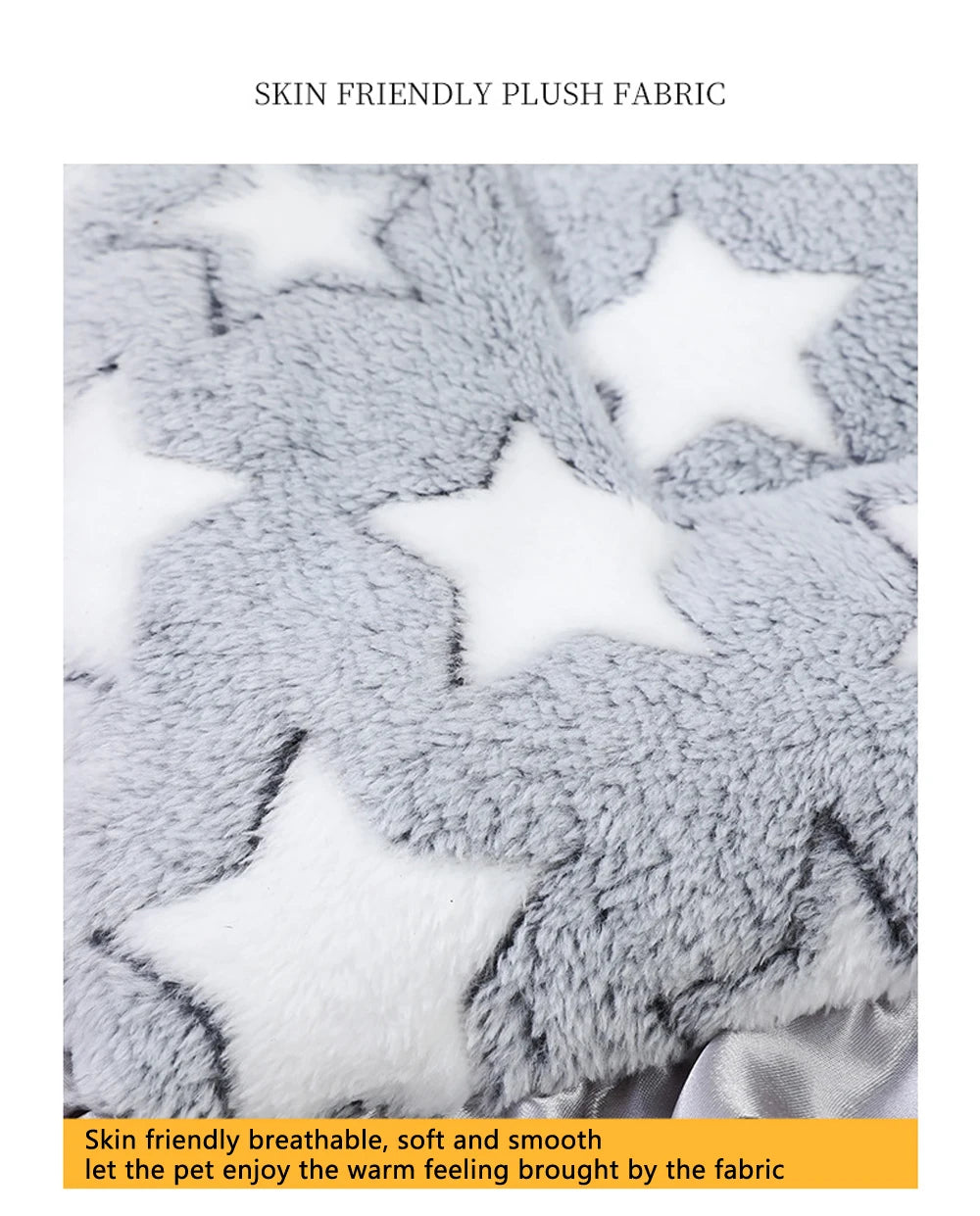 🛏️🐶 All-Season Warm Pet Bed – Soft & Thick Cushion!