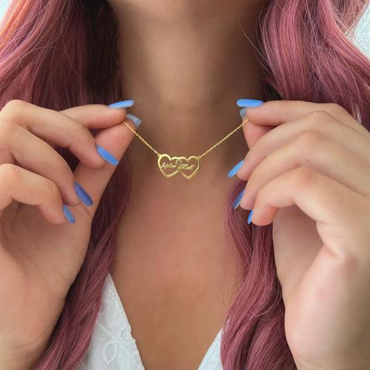 💖 Personalized Heart Name Necklace – Wear Your Love Close to Your Heart!