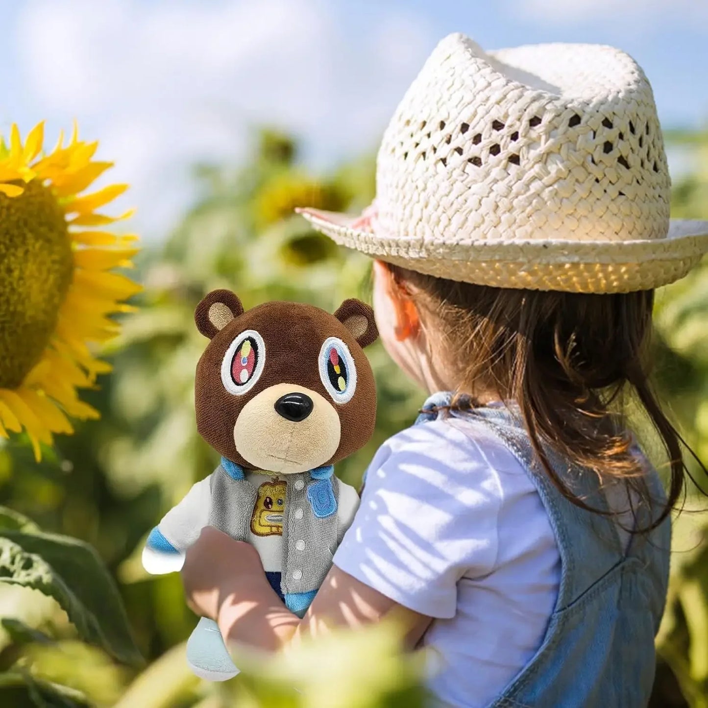 🧸💙 26CM Kanye Teddy Bear – Soft & Cute Plush Toy!