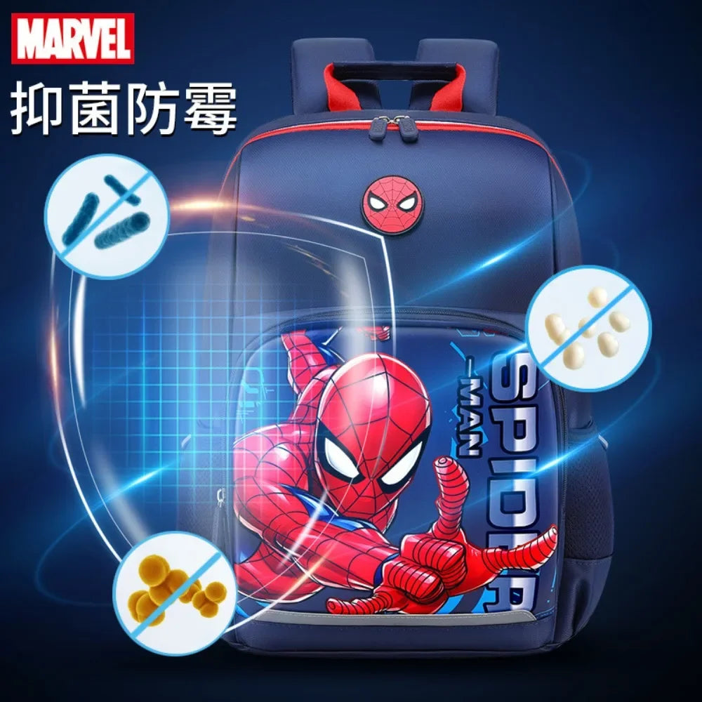 🕸️🎒 Marvel Spider-Man Backpack – Tough, Safe & Superhero-Ready! 🦸‍♂️
