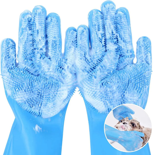 🧤🐾 Grooming Bath Glove – Scrub, Massage & De-Shed!