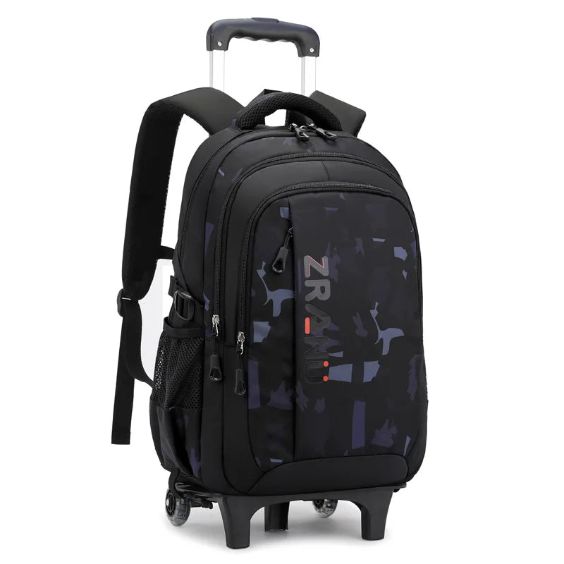 🎒🛞 Trolley School Bag – The Perfect Blend of Style & Comfort! ✨