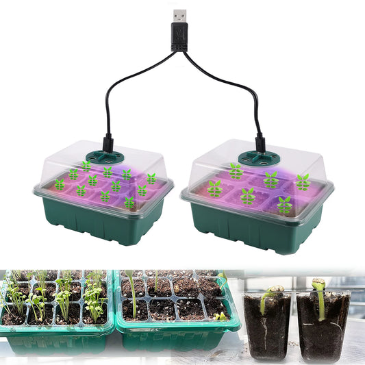 Seed Starter Trays with Grow Light