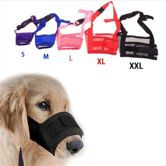 🐕‍🦺🔇 Adjustable Breathable Anti-Bark Muzzle – For All Dogs!