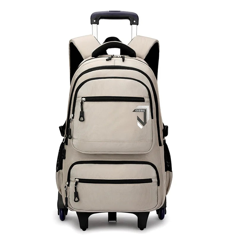 🎒🛞 Kids Wheeled School Backpack – The Perfect 2-in-1 Solution for Boys: Easy School & Travel! ✨📚