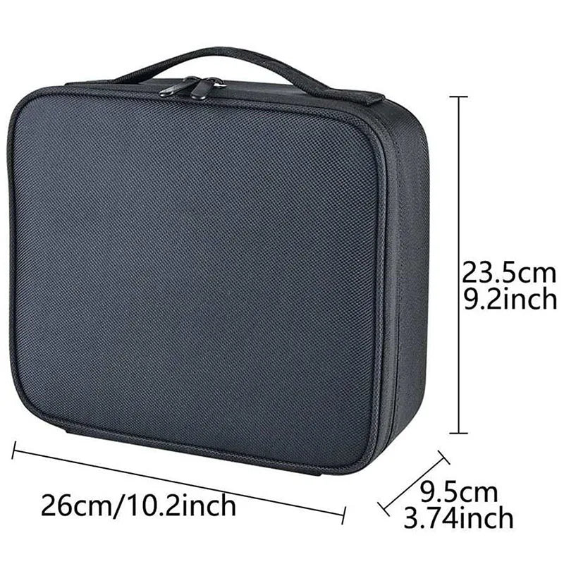 💖👜 New Waterproof Travel Makeup Bag – Embroidered Cosmetic Case & Brush Organizer ✨💄