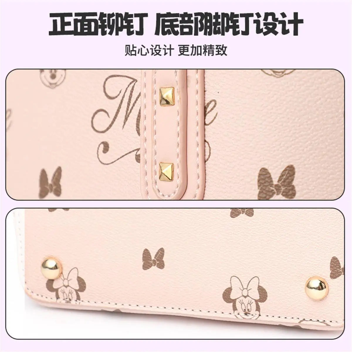 👜🎀 Disney Handbag – Cute Minnie Mouse Design for Women 💖👛