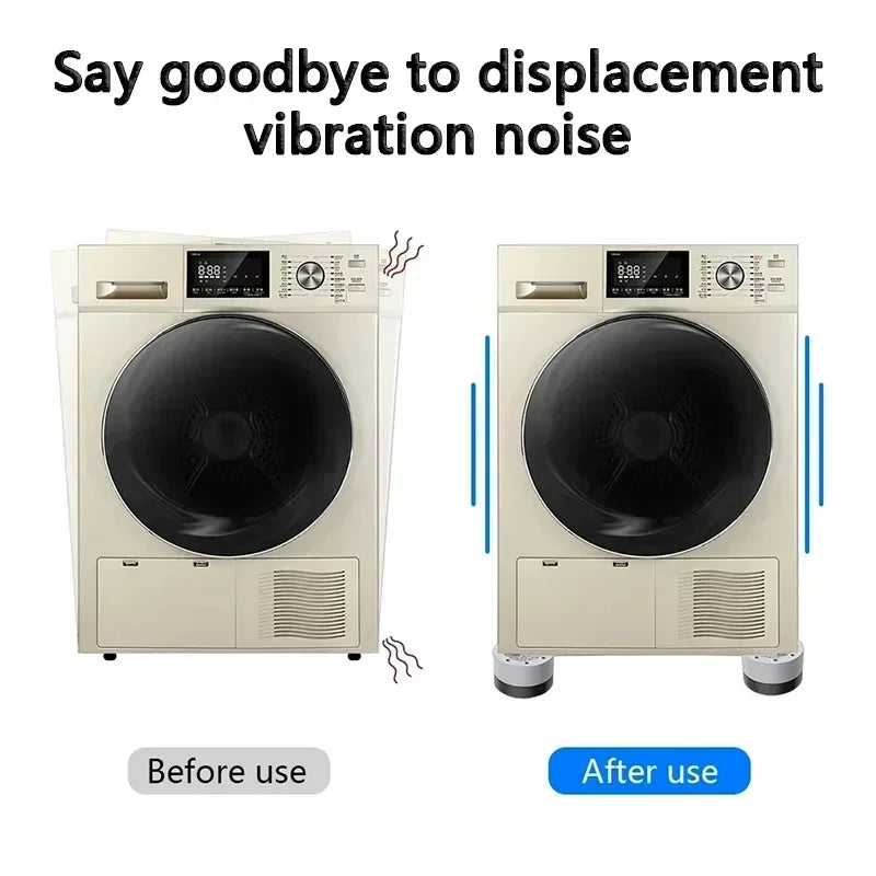 🔇 Anti-Vibration Pads (4-Pack) – Silence Noisy Appliances for Good!