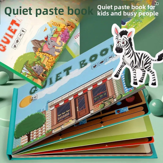 (🎁Last Day 49% OFF)🔥Keep Your Kids Away From Electronics - Early Education Enlightenment Quiet Sticker Toy