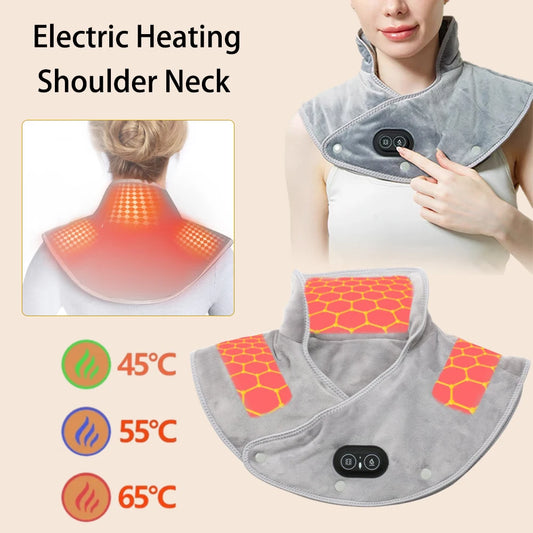 🔥🧣 USB Heated Neck & Shoulder Pad – Warm & Comfortable!