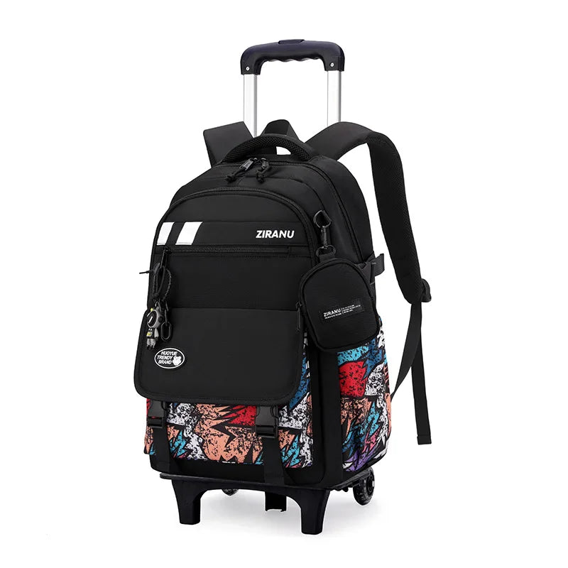 🎒✨ Kids Rolling School Bag – Style, Comfort & Fun on Wheels! 🛼🧒💼